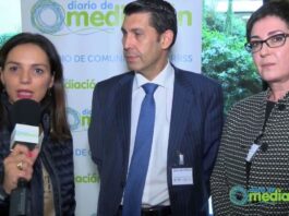 mediaICAM en la Global Pound Conference Madrid. Fernando Bejarano y Begoña Castro Fernando Bejarano y Begoña Castro, mediaICAM