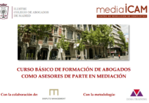 curso de mediación para abogados. mediaICAM