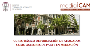 curso de mediación para abogados. mediaICAM