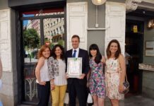 Homenaje a Julio Fuentes por apoyar la Mediación desde el Ministerio de Justicia