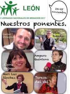 Ponentes V Jornadas Nacionales de Mediación en León