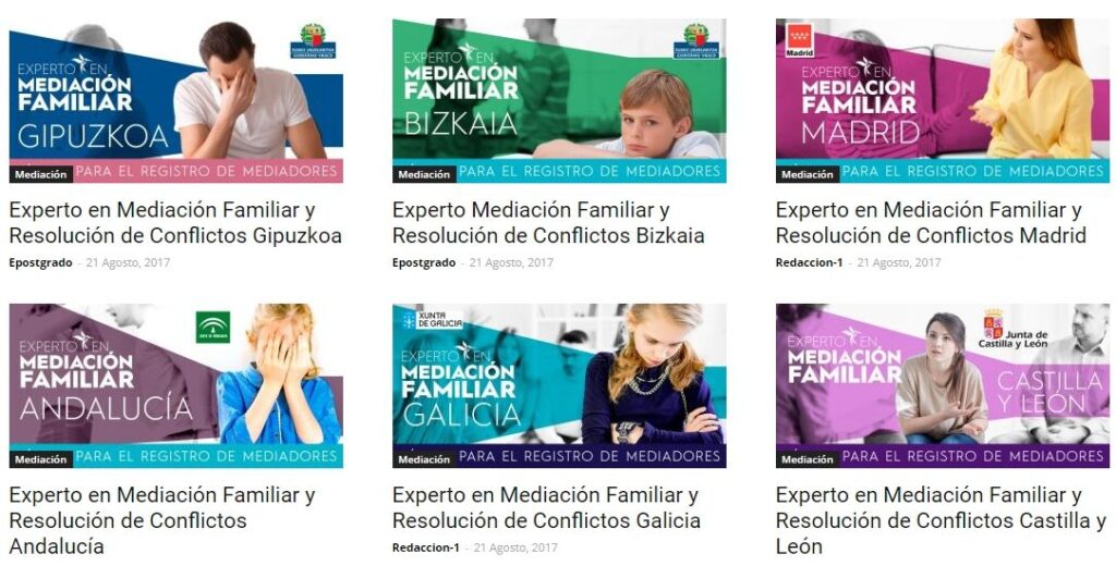 Cursos Mediación