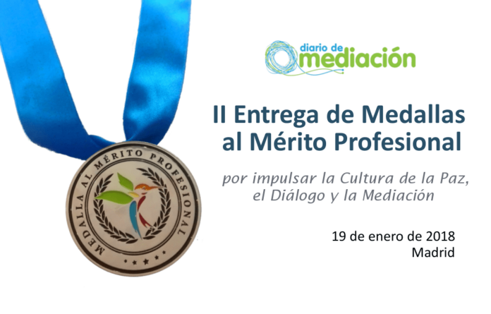 Diario de Mediación entrega las Medallas al Mérito Profesional 2018