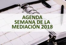 Agenda Semana de la Mediación 2018