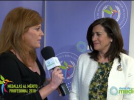 Concha Burgos, rectora de UDIMA, en la Entrega de Medallas al Mérito Profesional 2018