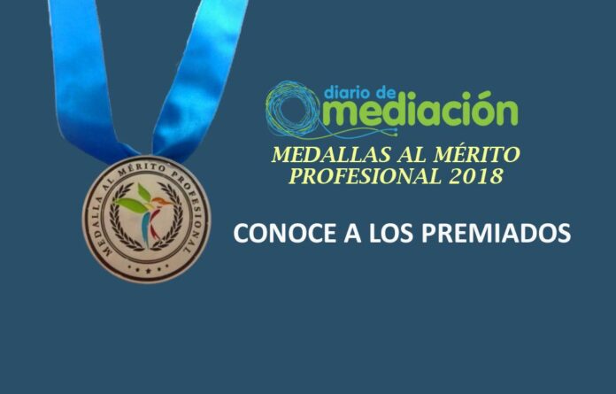 Premiados Medallas al Mérito Profesional 2018