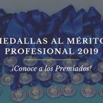 Premiados Medallas Mérito Profesional 2019
