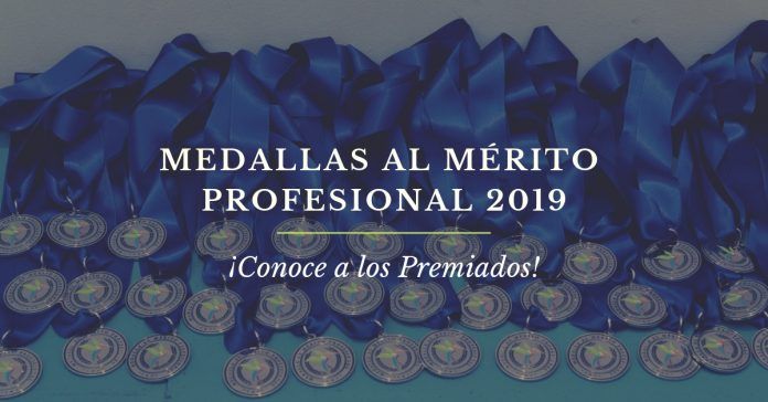Premiados Medallas Mérito Profesional 2019