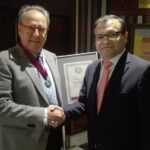 El magistrado Pascual Ortuño Muñoz, promotor de la Mediación El magistrado Pascual Ortuño Muñoz junto a Gonzalo Ruiz, presidente de Diario de Mediación