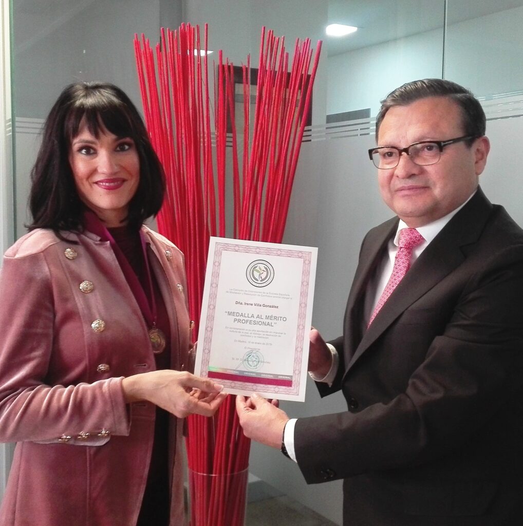 Diario de Mediación premia a Irene Villa