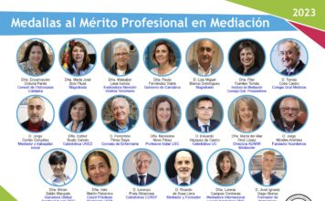 Medallas al Mérito Profesional Escuela de Mediación y Resolución de Conflictos