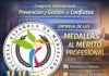 Congreso Internacional de Prevención y Gestión de Conflictos. Entrega de Medallas al Mérito Profesional